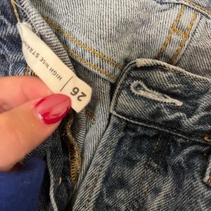 Pacsun High Rise Straight Jeans